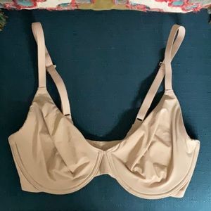 NWOT Natori Minimal Demi Convertible Contour Underwire Bra in Caffe; size 32DD
